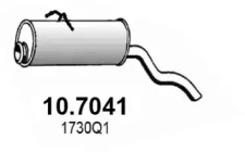 Глушитель выхлопных газов конечный 107041 ASSO – фото